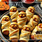 Gruselige Mumien-Würstchen für Halloween