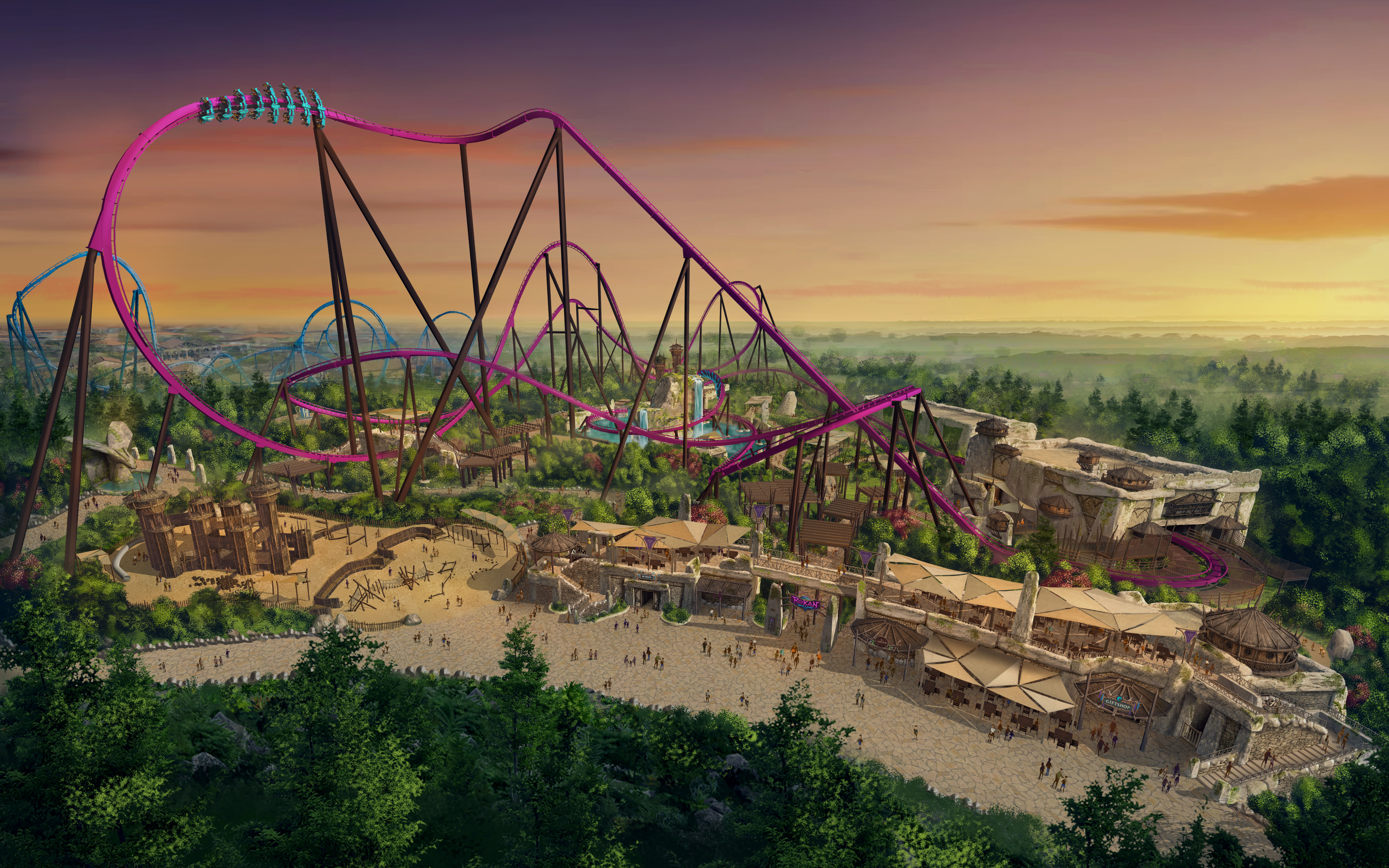 Energylandia enthüllt Rokan: Neuer Wing Coaster soll europäische Rekorde brechen