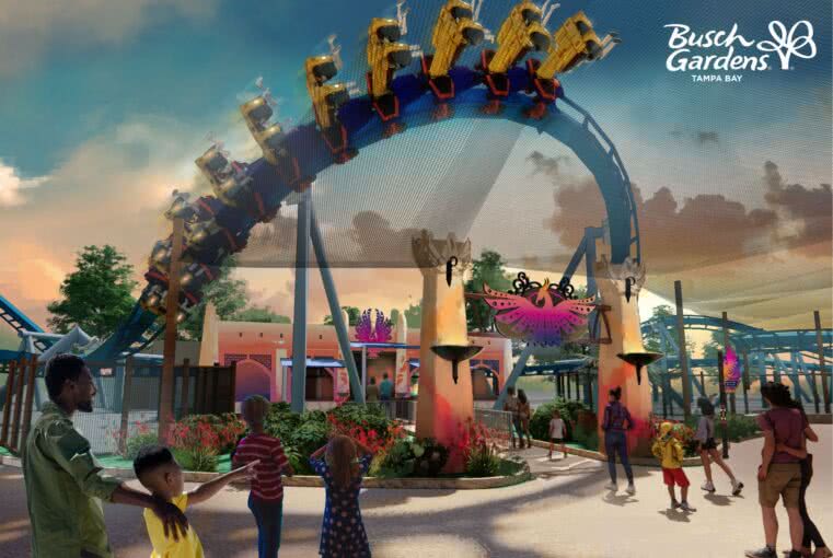 Neue Achterbahn für Busch Gardens Tampa 2024